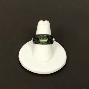 Bronze Fashion Ring w/Gem Stone Accents Size 8.5